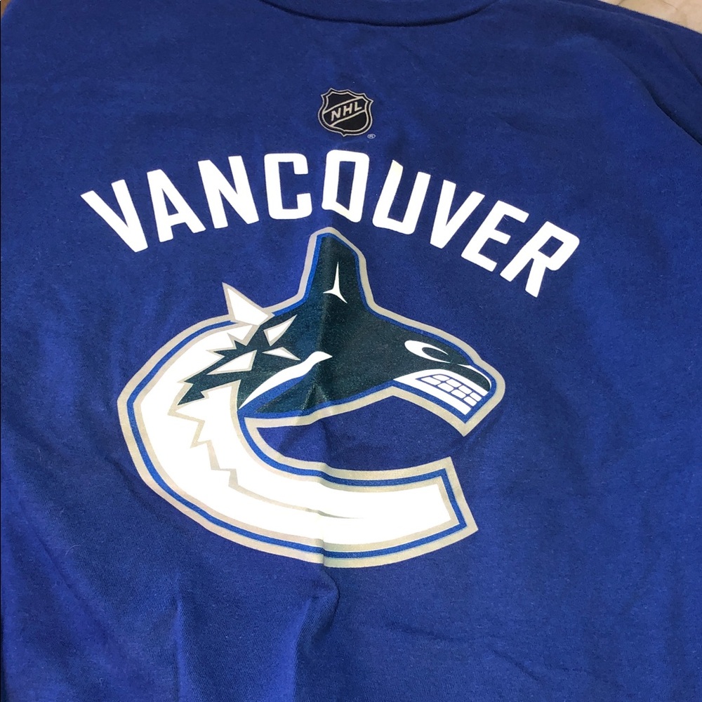Fanatics Vancouver Kids Royal Blue Canucks Graphic Tee